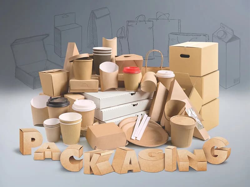 Paper, board and container packaging materials